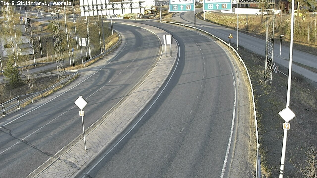 Weather Camera Image Väg 9 Siilinjärvi, Vuorela, Siilinjärvi, Pohjois-Savo