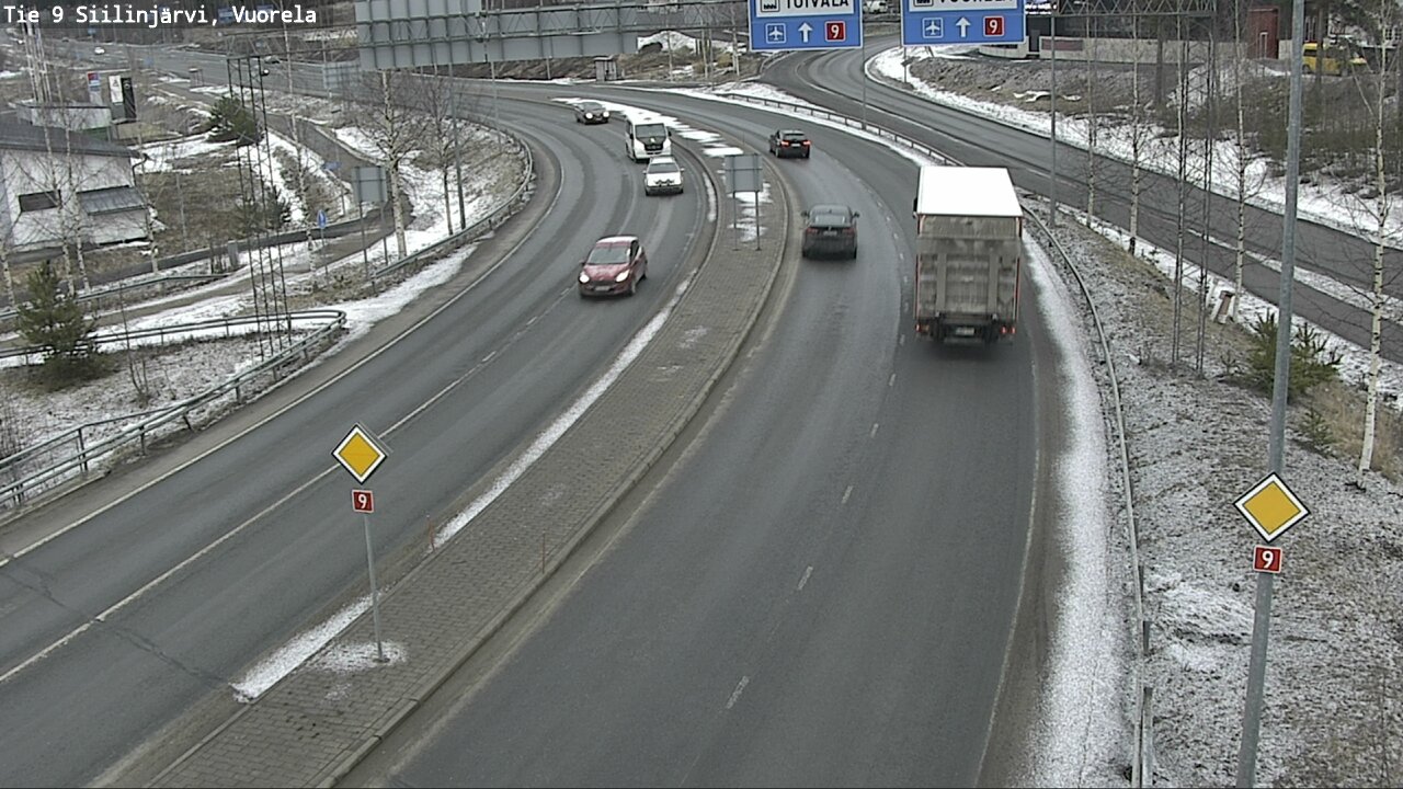 Kelikamerat Kuva Tie 9 Siilinjärvi, Vuorela, Siilinjärvi, Pohjois-Savo