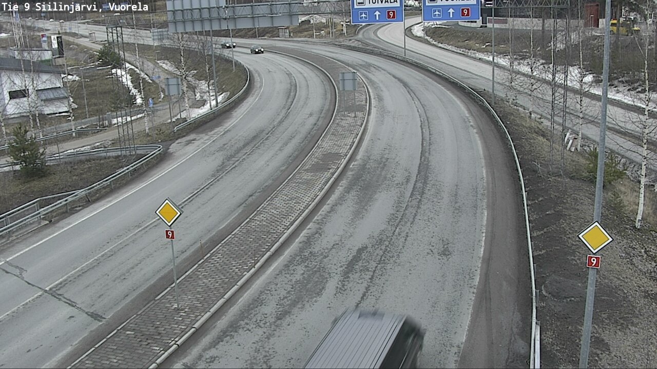 Weather Camera Image Väg 9 Siilinjärvi, Vuorela, Siilinjärvi, Pohjois-Savo