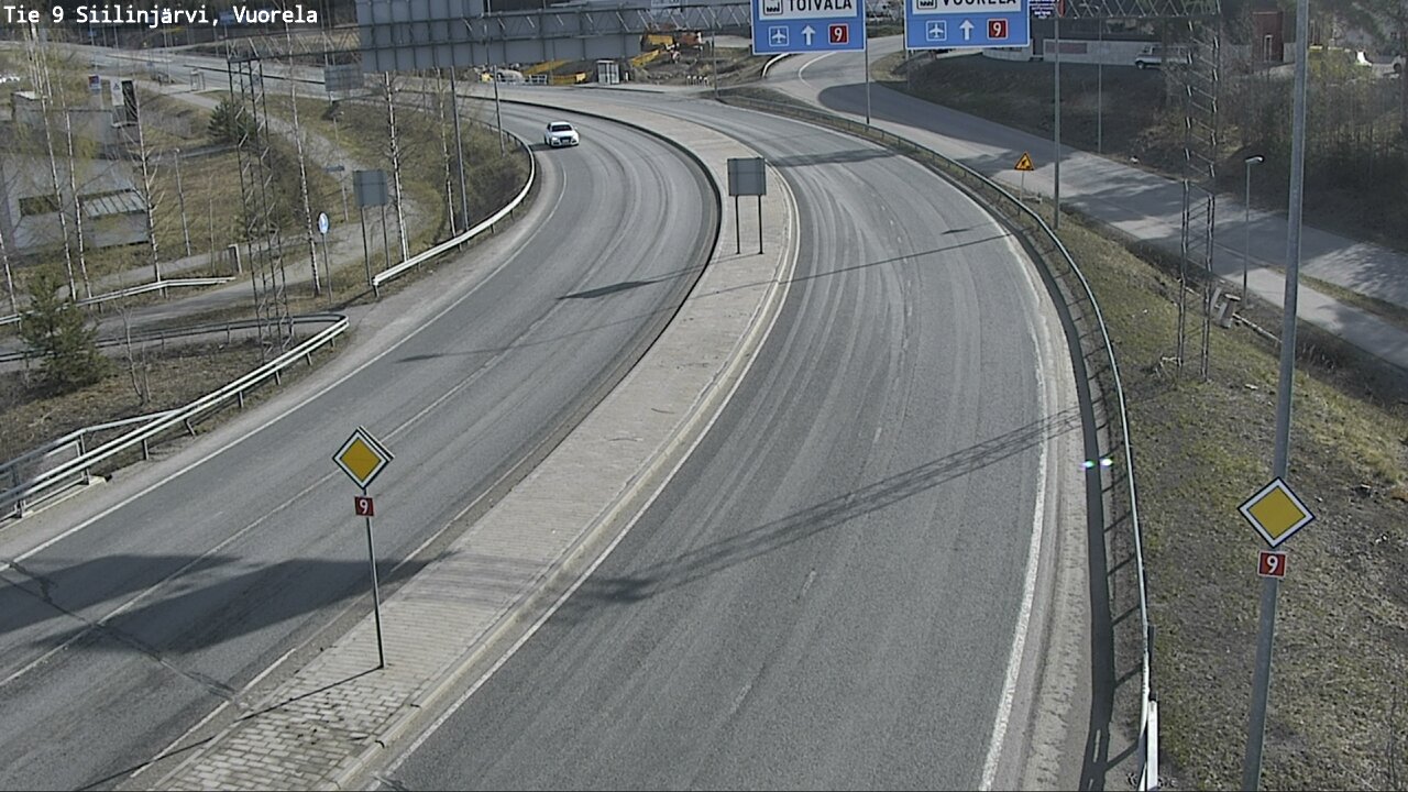 Weather Camera Image Väg 9 Siilinjärvi, Vuorela, Siilinjärvi, Pohjois-Savo