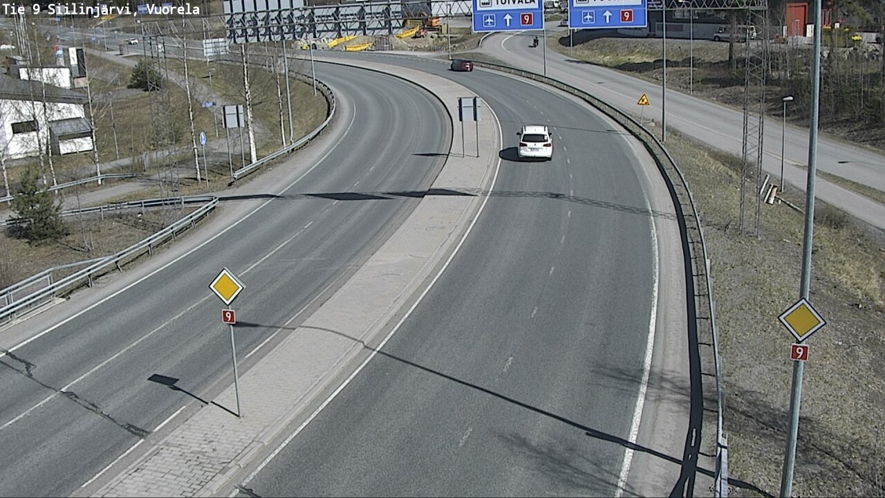 Weather Camera Image Väg 9 Siilinjärvi, Vuorela, Siilinjärvi, Pohjois-Savo