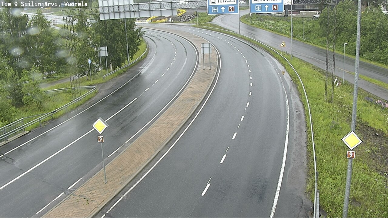 Weather Camera Image Väg 9 Siilinjärvi, Vuorela, Siilinjärvi, Pohjois-Savo