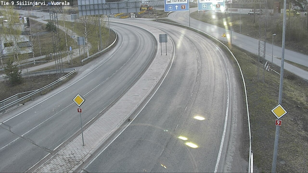 Weather Camera Image Road 9 Siilinjärvi, Vuorela, Siilinjärvi, Pohjois-Savo