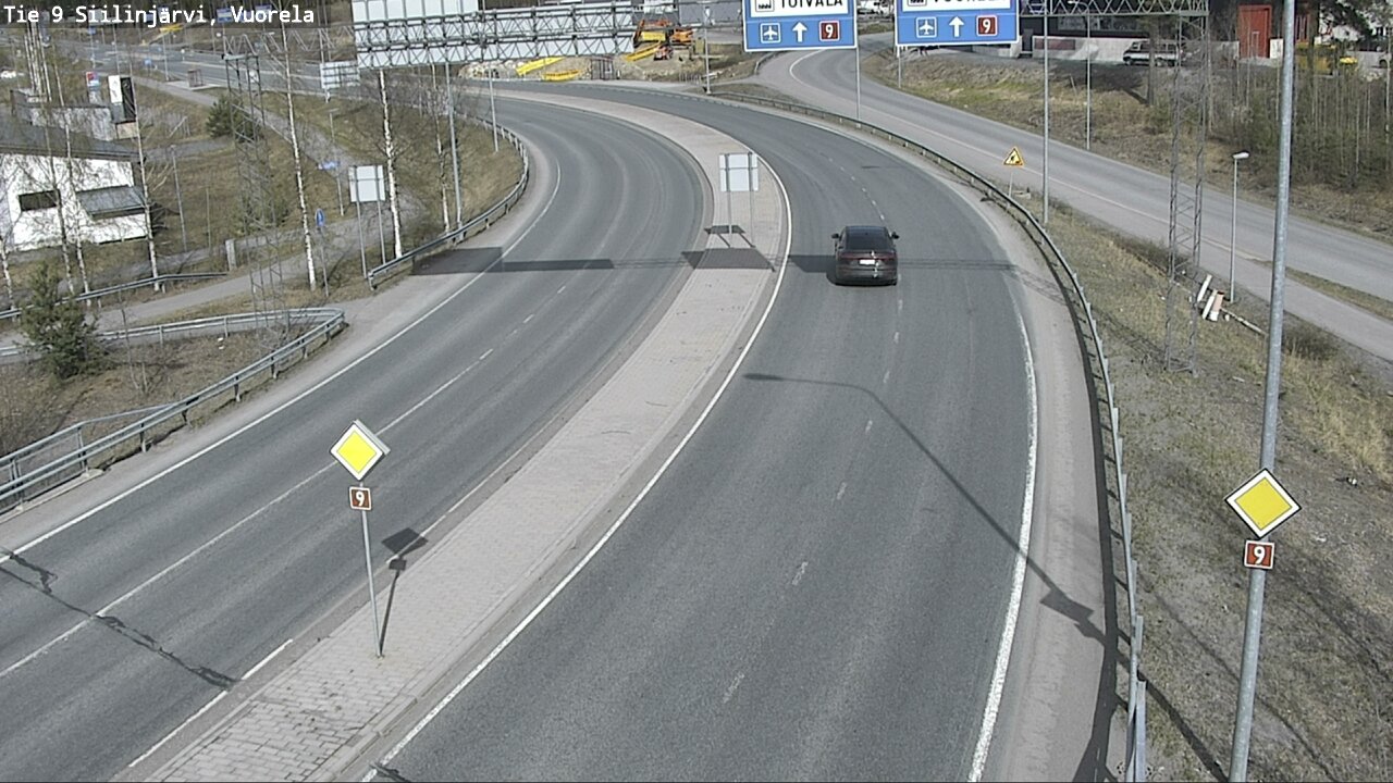 Weather Camera Image Väg 9 Siilinjärvi, Vuorela, Siilinjärvi, Pohjois-Savo