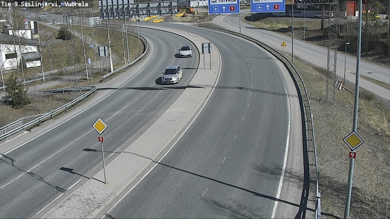 Weather Camera Image Väg 9 Siilinjärvi, Vuorela, Siilinjärvi, Pohjois-Savo