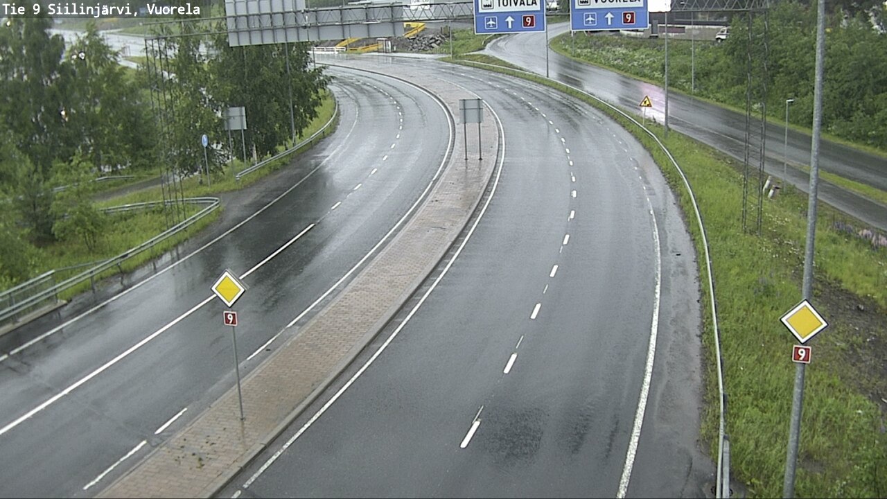 Weather Camera Image Road 9 Siilinjärvi, Vuorela, Siilinjärvi, Pohjois-Savo