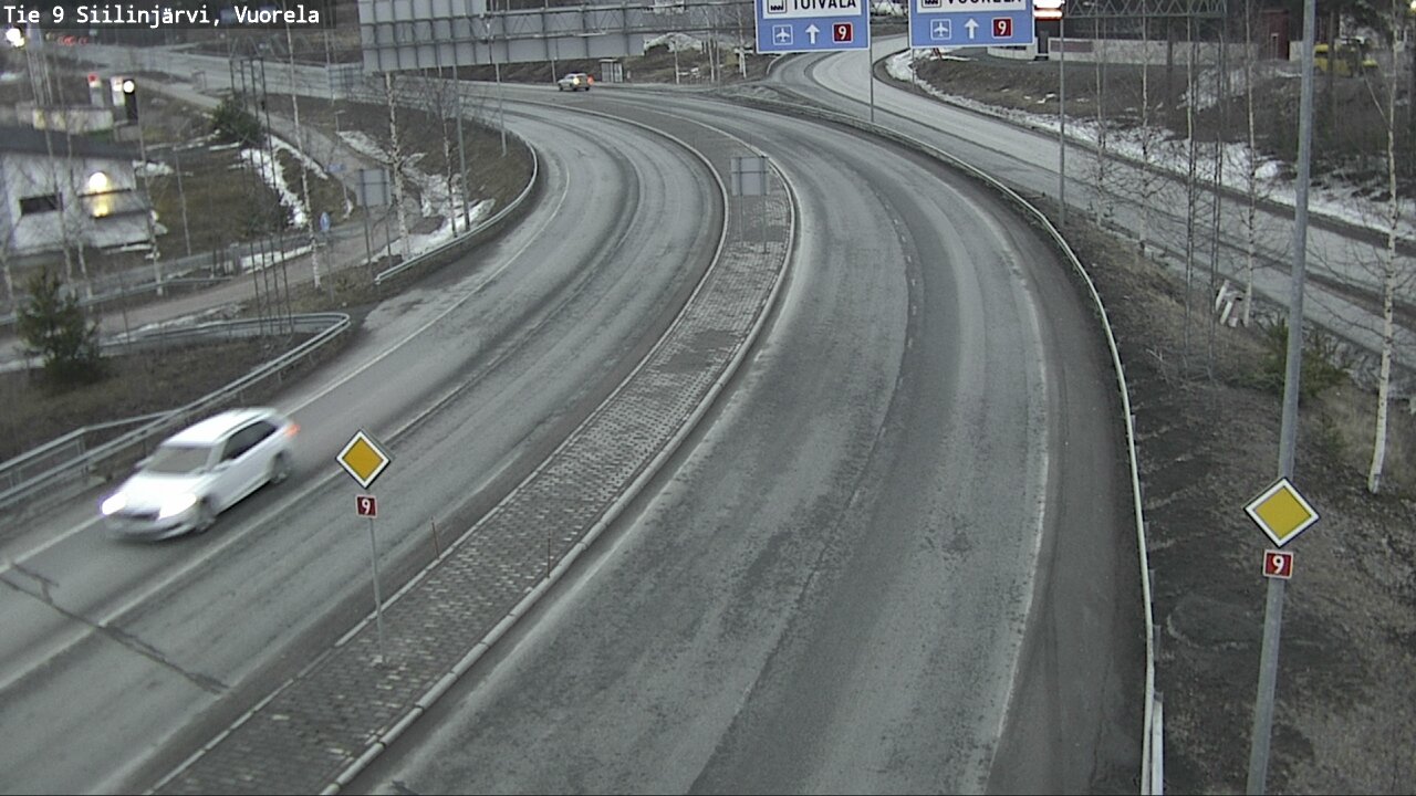 Weather Camera Image Väg 9 Siilinjärvi, Vuorela, Siilinjärvi, Pohjois-Savo