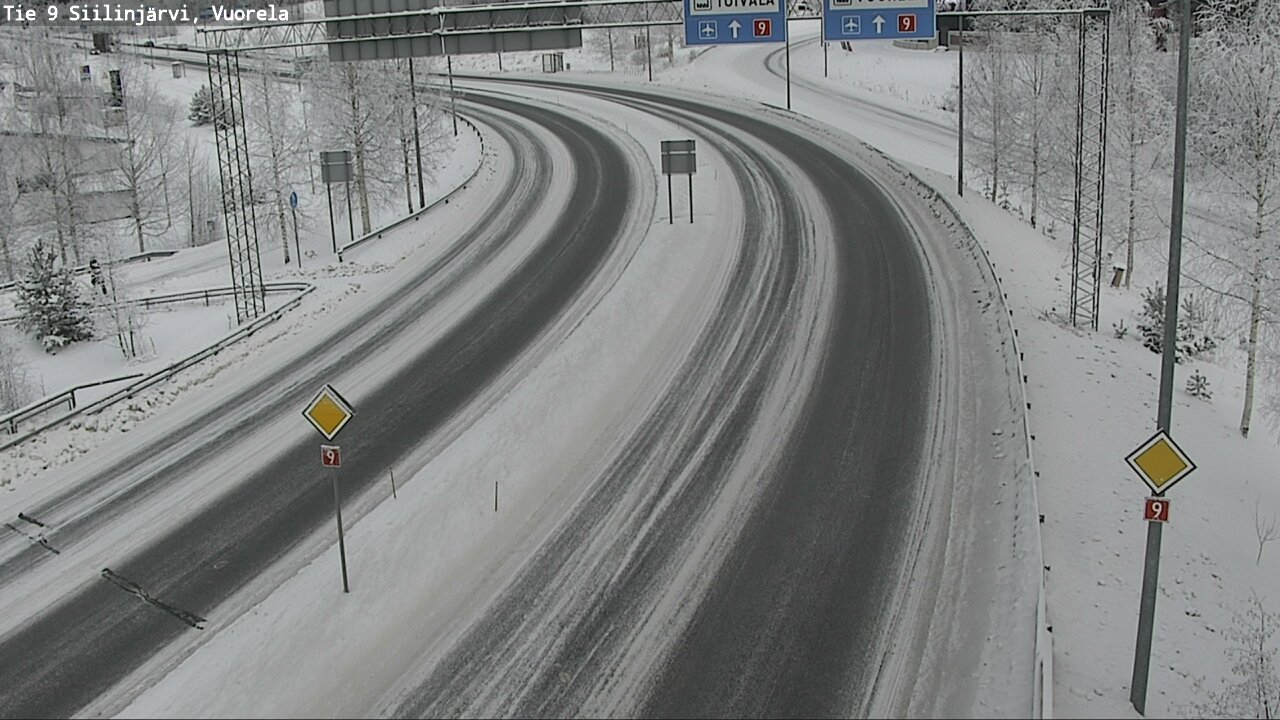 Weather Camera Image Väg 9 Siilinjärvi, Vuorela, Siilinjärvi, Pohjois-Savo