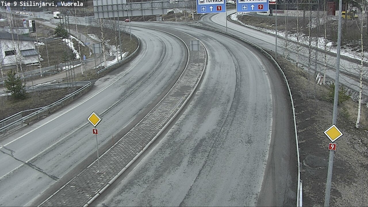 Weather Camera Image Väg 9 Siilinjärvi, Vuorela, Siilinjärvi, Pohjois-Savo