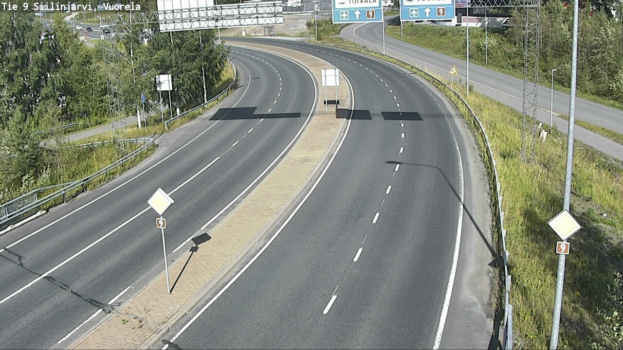 Weather Camera Image Väg 9 Siilinjärvi, Vuorela, Siilinjärvi, Pohjois-Savo