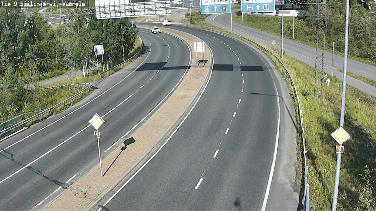 Weather Camera Image Väg 9 Siilinjärvi, Vuorela, Siilinjärvi, Pohjois-Savo