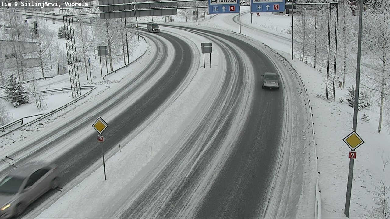 Weather Camera Image Väg 9 Siilinjärvi, Vuorela, Siilinjärvi, Pohjois-Savo