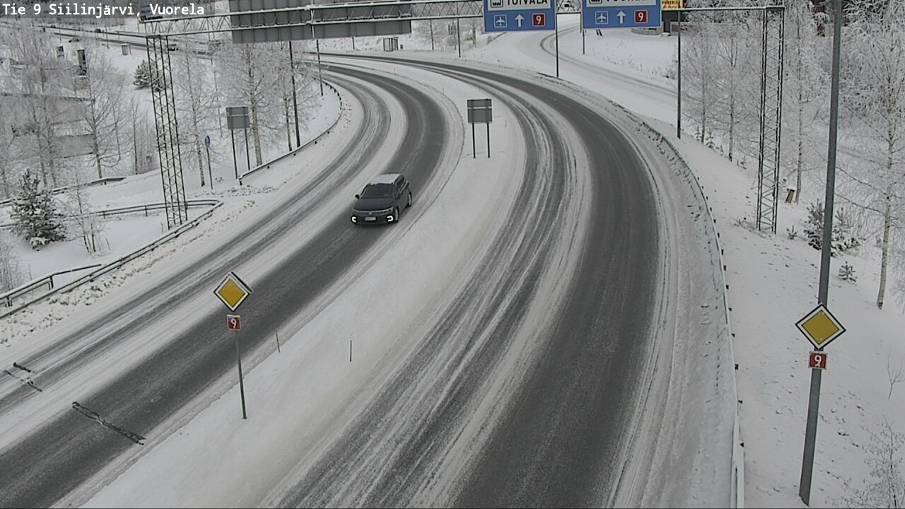 Weather Camera Image Väg 9 Siilinjärvi, Vuorela, Siilinjärvi, Pohjois-Savo