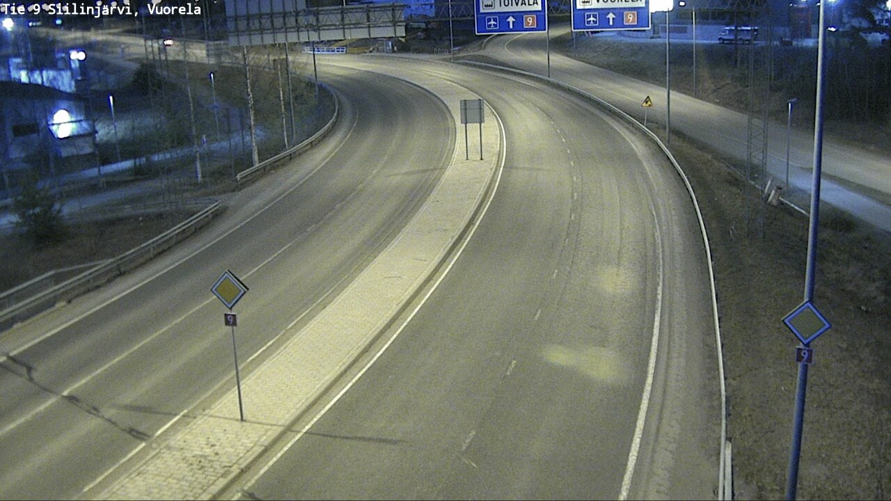 Weather Camera Image Väg 9 Siilinjärvi, Vuorela, Siilinjärvi, Pohjois-Savo