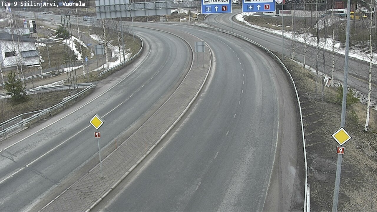 Weather Camera Image Road 9 Siilinjärvi, Vuorela, Siilinjärvi, Pohjois-Savo