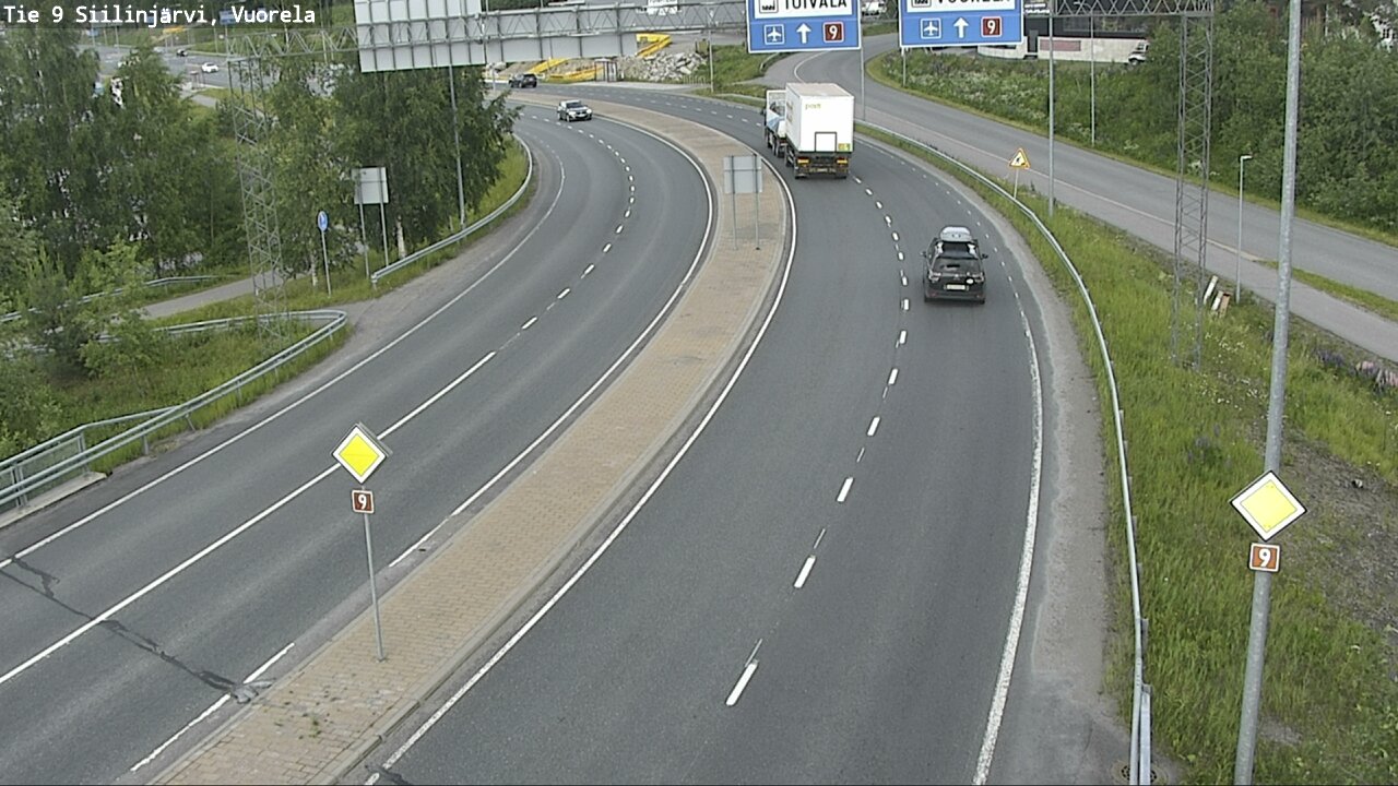 Weather Camera Image Road 9 Siilinjärvi, Vuorela, Siilinjärvi, Pohjois-Savo