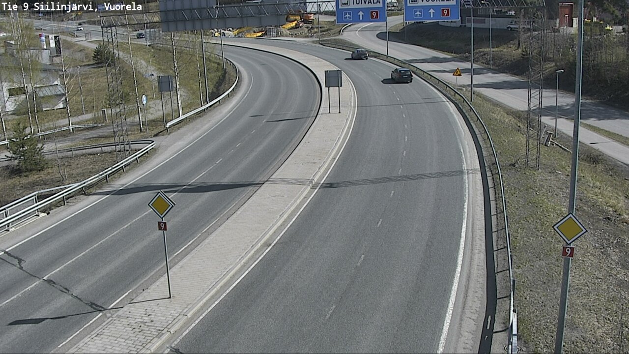 Weather Camera Image Road 9 Siilinjärvi, Vuorela, Siilinjärvi, Pohjois-Savo