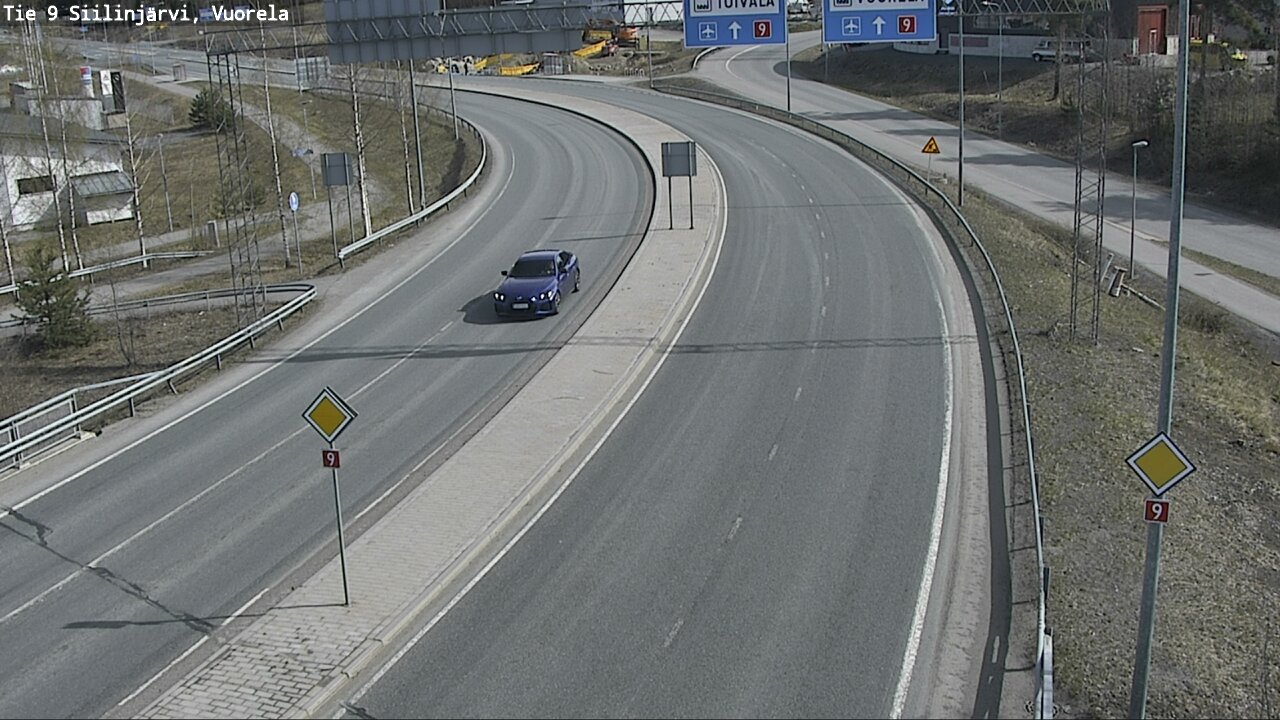 Weather Camera Image Väg 9 Siilinjärvi, Vuorela, Siilinjärvi, Pohjois-Savo