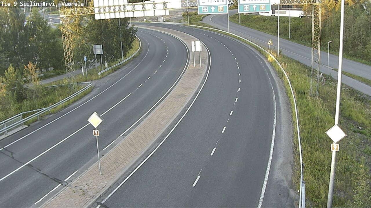 Weather Camera Image Väg 9 Siilinjärvi, Vuorela, Siilinjärvi, Pohjois-Savo