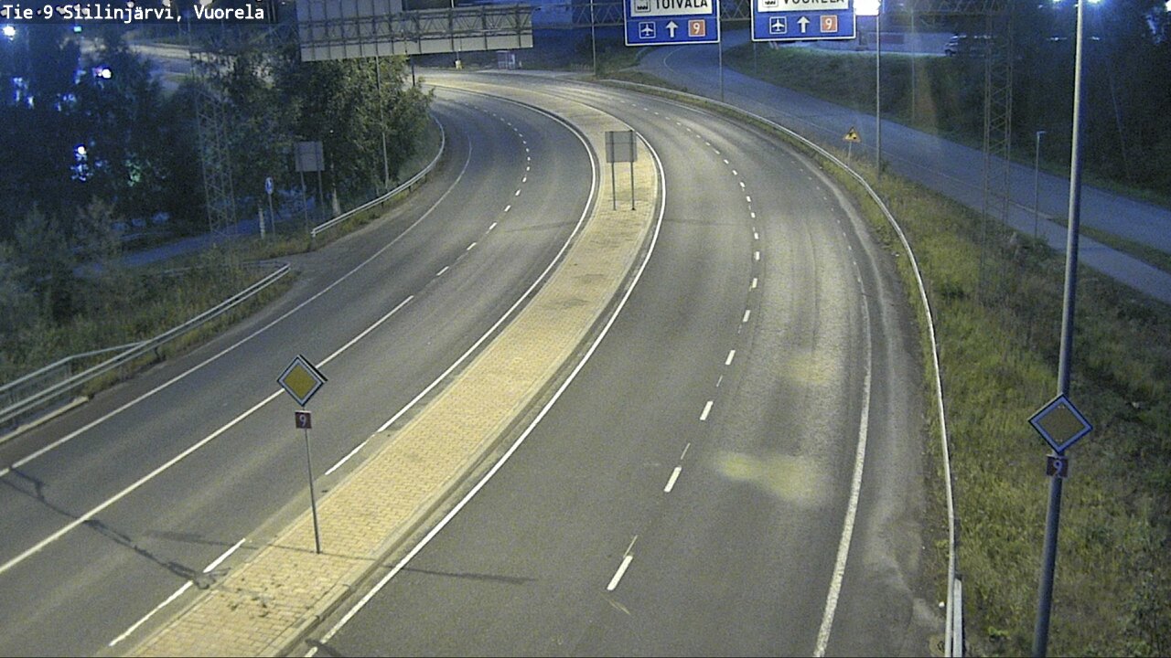 Weather Camera Image Väg 9 Siilinjärvi, Vuorela, Siilinjärvi, Pohjois-Savo