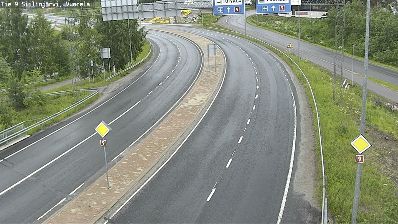 Weather Camera Image Road 9 Siilinjärvi, Vuorela, Siilinjärvi, Pohjois-Savo