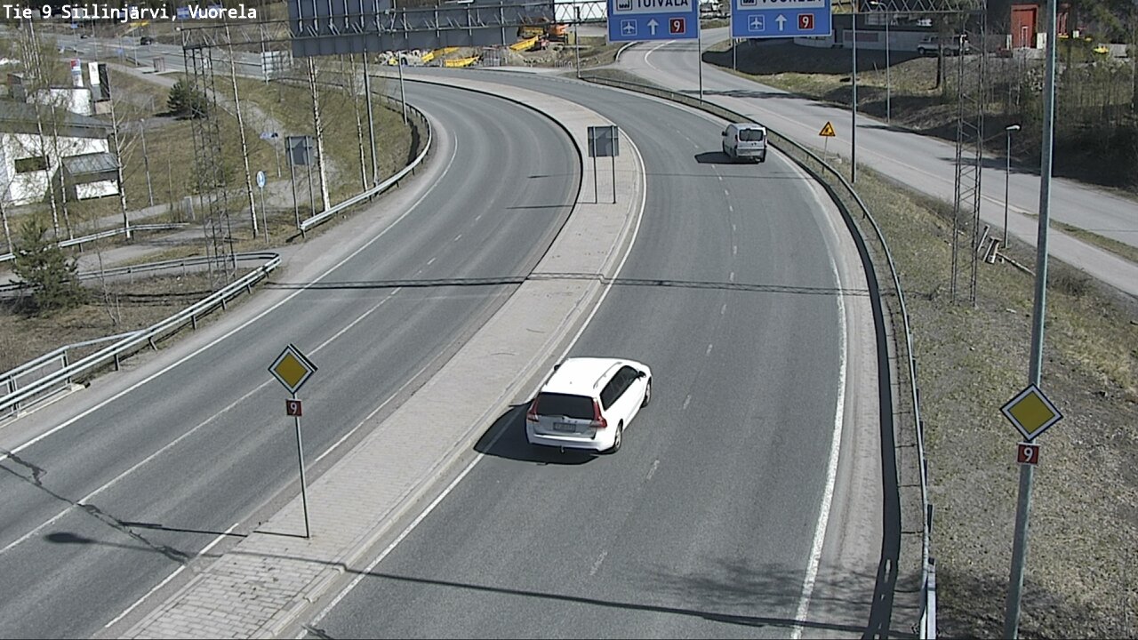 Weather Camera Image Road 9 Siilinjärvi, Vuorela, Siilinjärvi, Pohjois-Savo