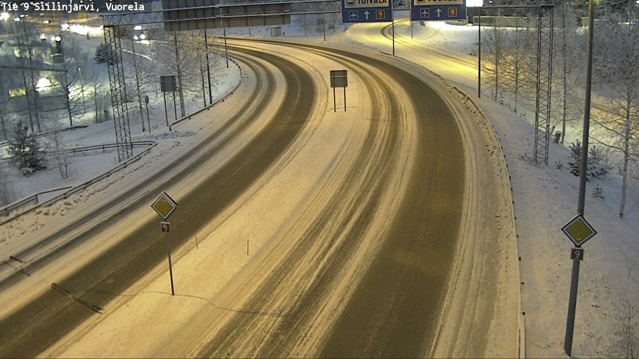 Weather Camera Image Väg 9 Siilinjärvi, Vuorela, Siilinjärvi, Pohjois-Savo