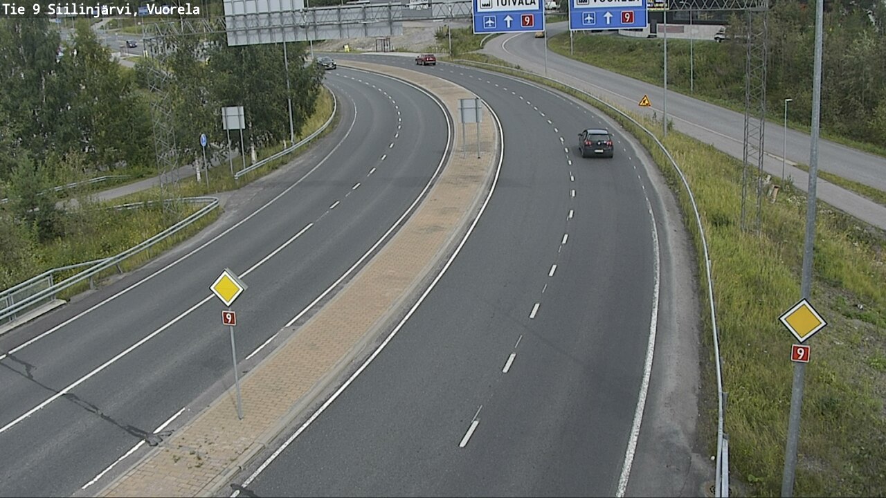 Weather Camera Image Road 9 Siilinjärvi, Vuorela, Siilinjärvi, Pohjois-Savo