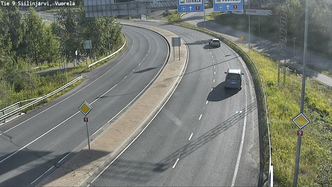 Weather Camera Image Väg 9 Siilinjärvi, Vuorela, Siilinjärvi, Pohjois-Savo