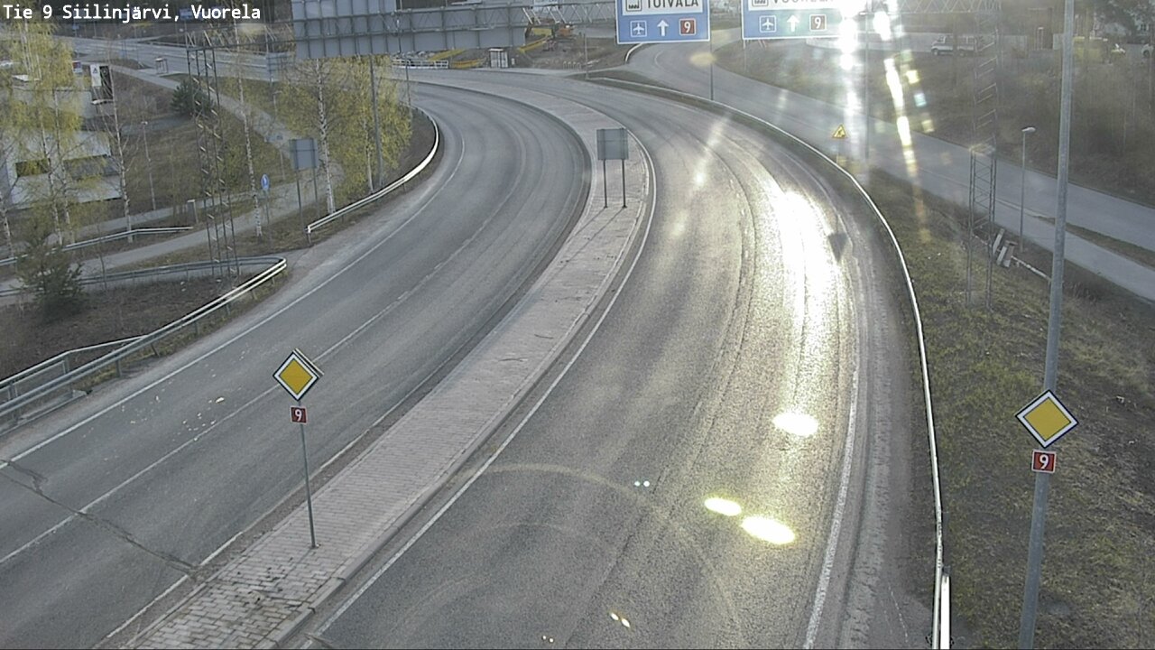 Weather Camera Image Road 9 Siilinjärvi, Vuorela, Siilinjärvi, Pohjois-Savo