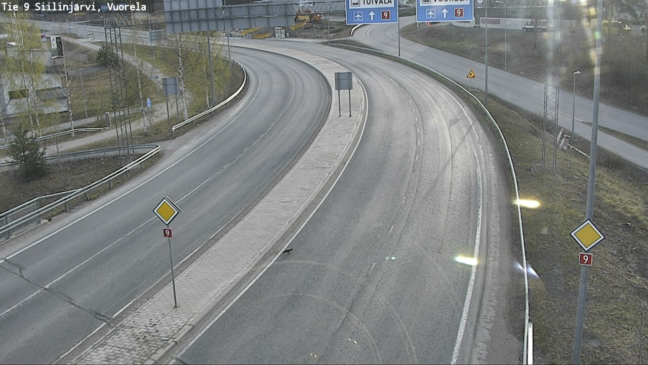 Weather Camera Image Road 9 Siilinjärvi, Vuorela, Siilinjärvi, Pohjois-Savo