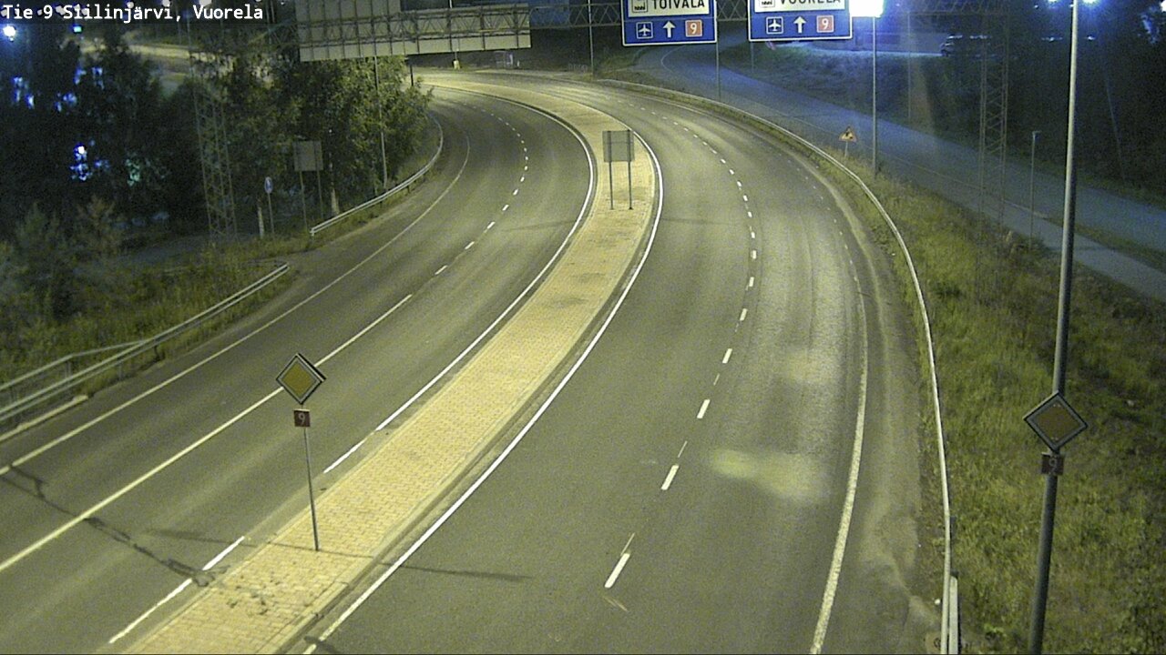 Weather Camera Image Väg 9 Siilinjärvi, Vuorela, Siilinjärvi, Pohjois-Savo