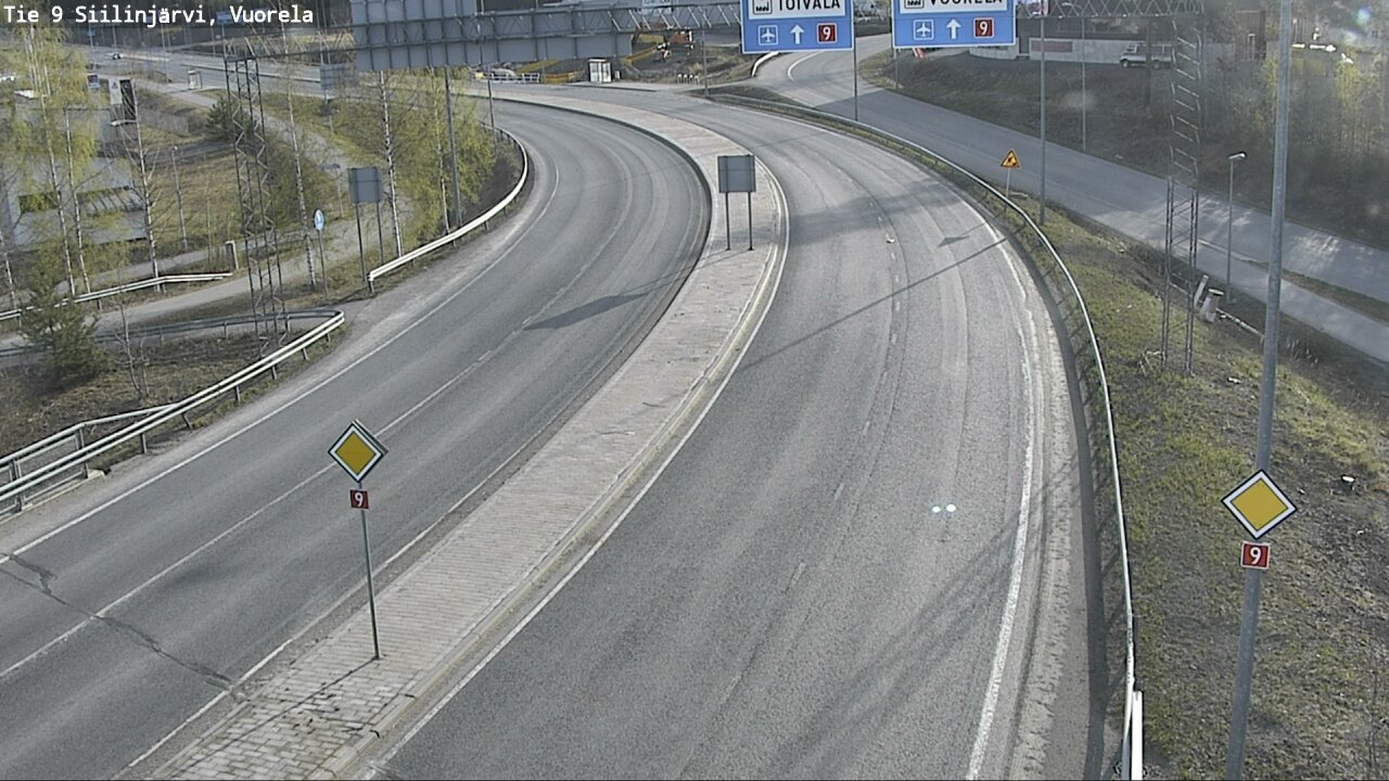 Weather Camera Image Road 9 Siilinjärvi, Vuorela, Siilinjärvi, Pohjois-Savo