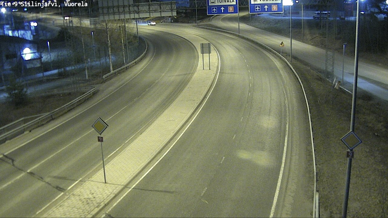 Weather Camera Image Väg 9 Siilinjärvi, Vuorela, Siilinjärvi, Pohjois-Savo
