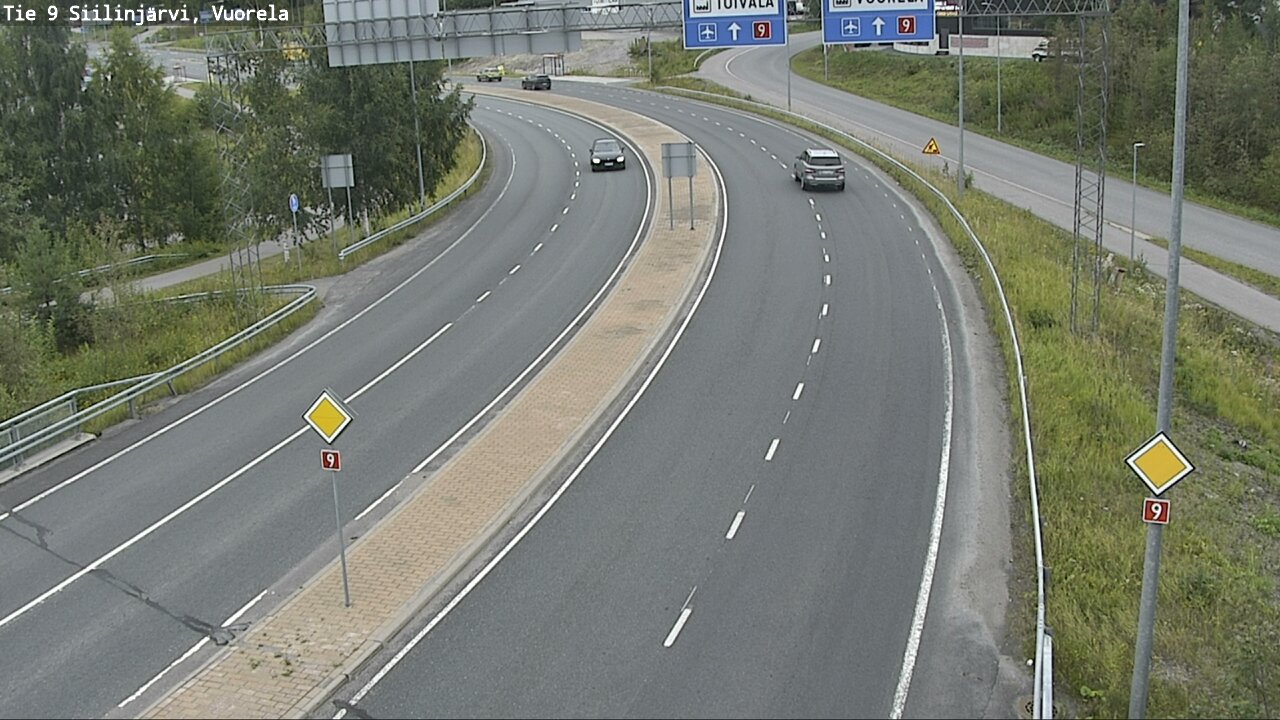 Weather Camera Image Road 9 Siilinjärvi, Vuorela, Siilinjärvi, Pohjois-Savo