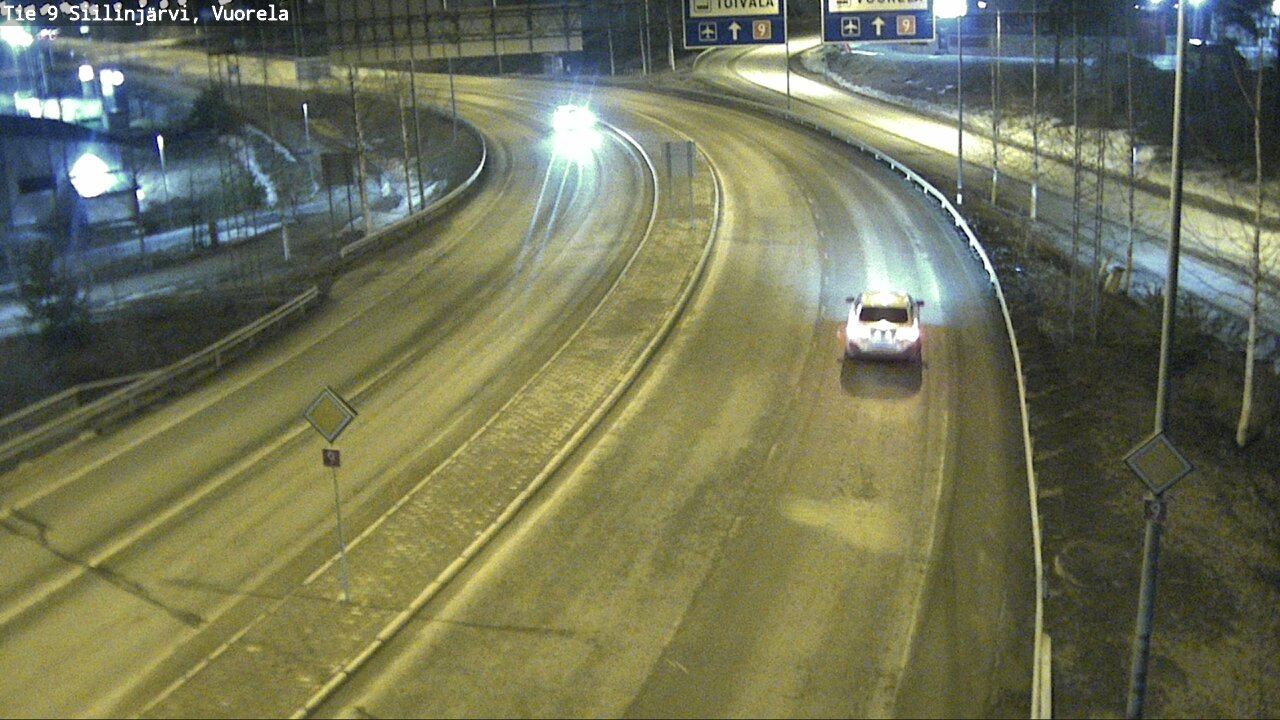 Weather Camera Image Väg 9 Siilinjärvi, Vuorela, Siilinjärvi, Pohjois-Savo