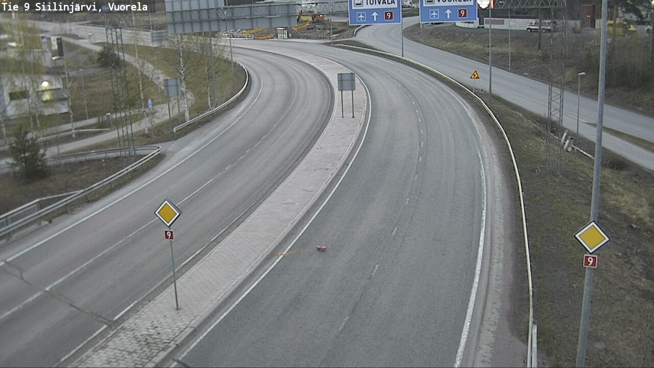Weather Camera Image Road 9 Siilinjärvi, Vuorela, Siilinjärvi, Pohjois-Savo