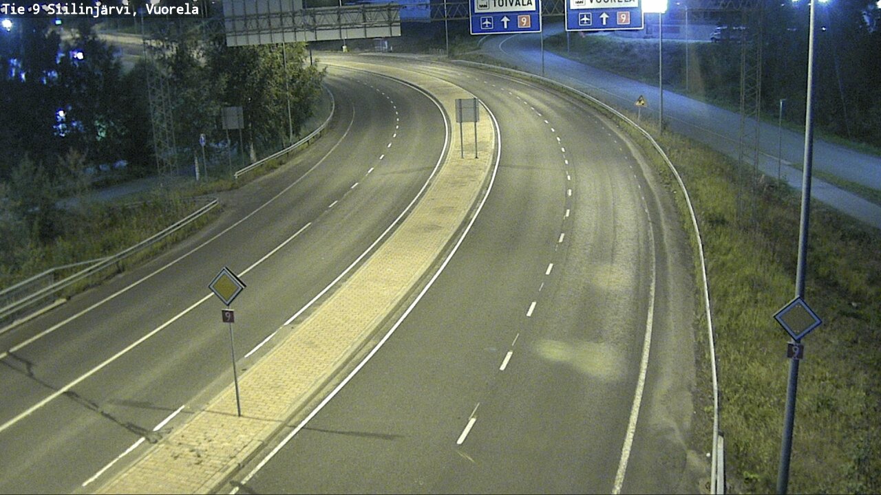 Weather Camera Image Väg 9 Siilinjärvi, Vuorela, Siilinjärvi, Pohjois-Savo