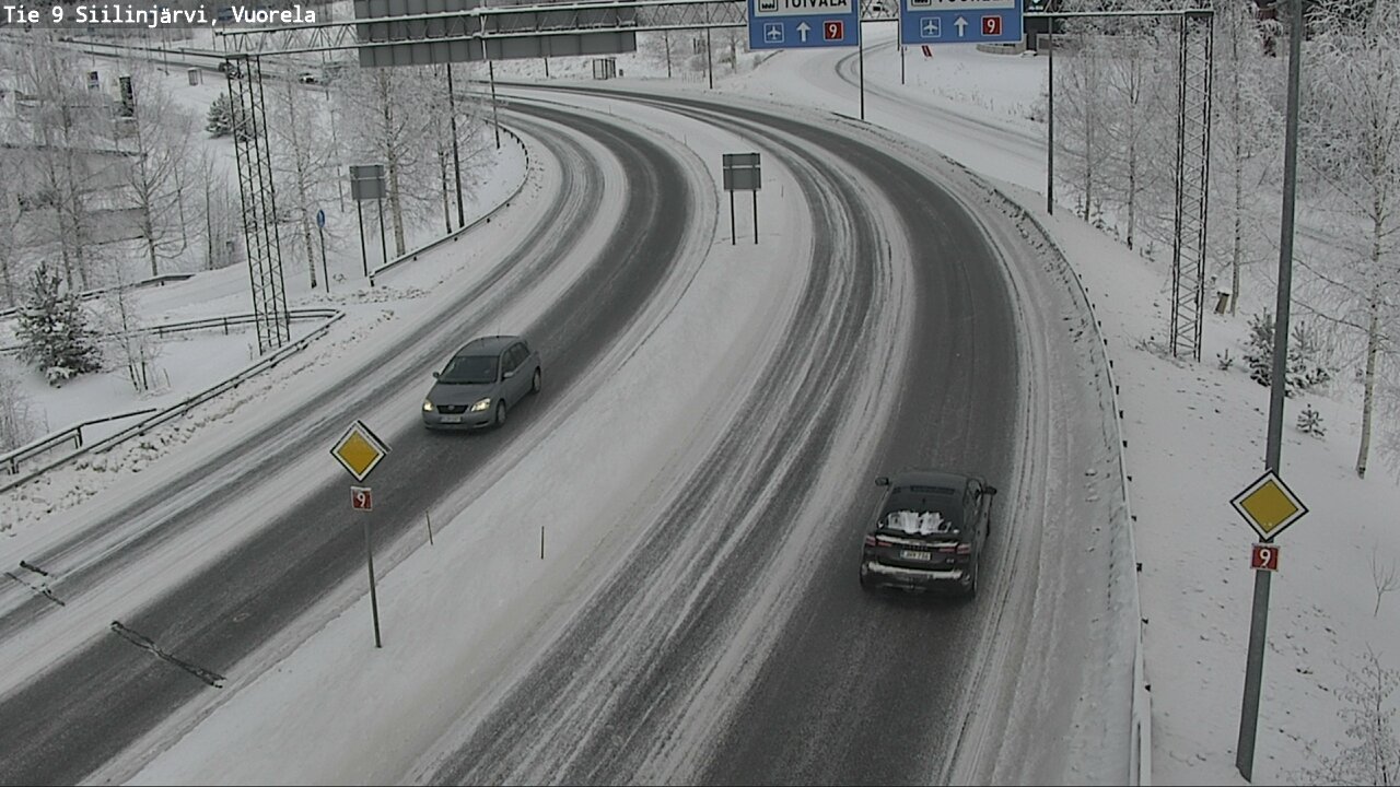 Weather Camera Image Väg 9 Siilinjärvi, Vuorela, Siilinjärvi, Pohjois-Savo
