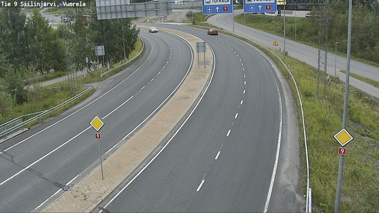 Weather Camera Image Road 9 Siilinjärvi, Vuorela, Siilinjärvi, Pohjois-Savo