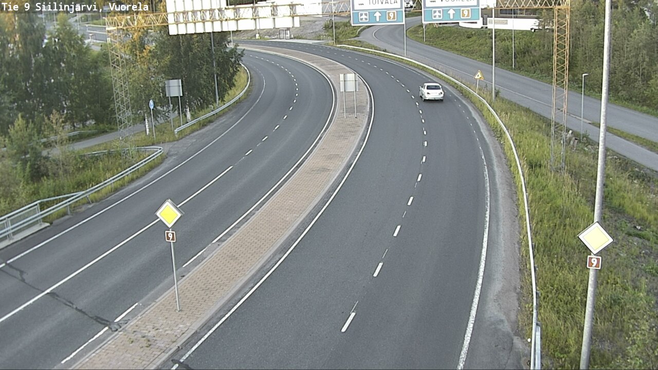 Weather Camera Image Väg 9 Siilinjärvi, Vuorela, Siilinjärvi, Pohjois-Savo
