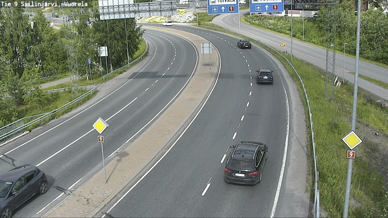 Weather Camera Image Road 9 Siilinjärvi, Vuorela, Siilinjärvi, Pohjois-Savo