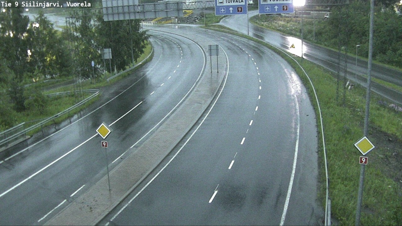 Weather Camera Image Road 9 Siilinjärvi, Vuorela, Siilinjärvi, Pohjois-Savo