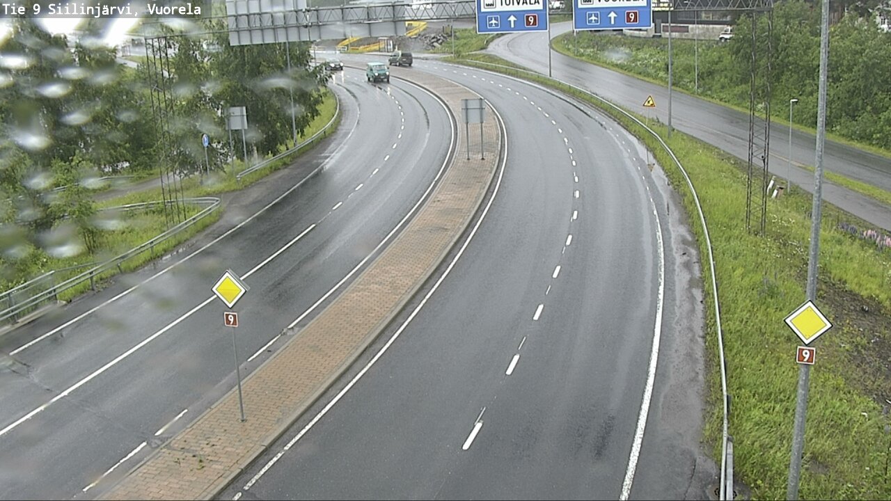 Weather Camera Image Väg 9 Siilinjärvi, Vuorela, Siilinjärvi, Pohjois-Savo
