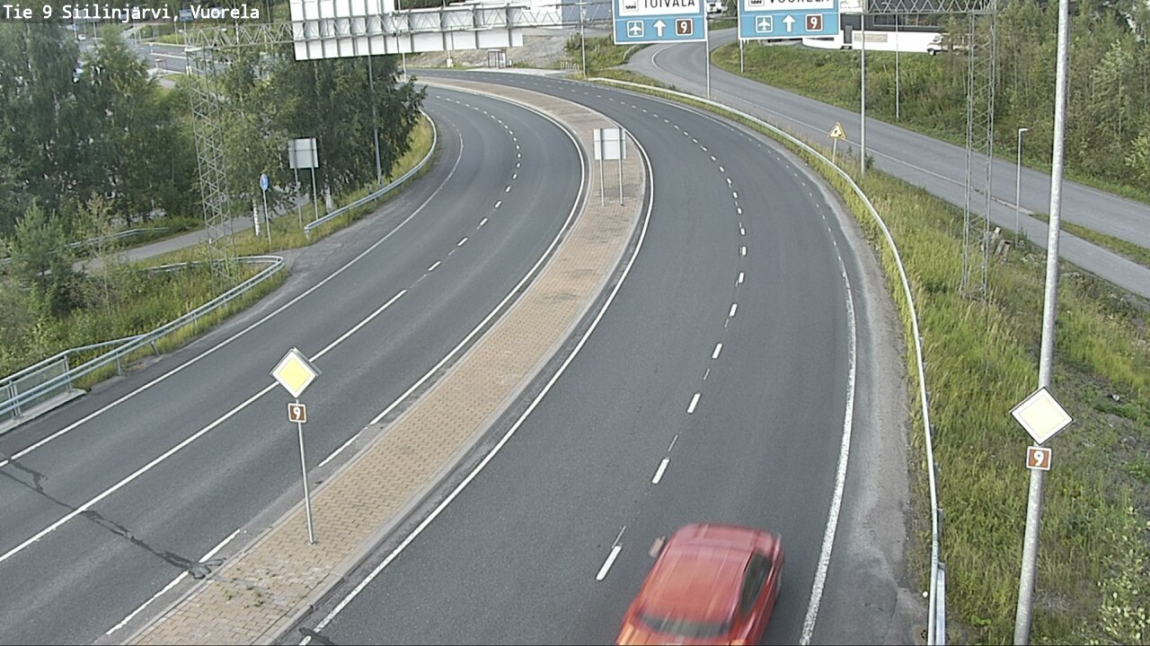 Weather Camera Image Väg 9 Siilinjärvi, Vuorela, Siilinjärvi, Pohjois-Savo