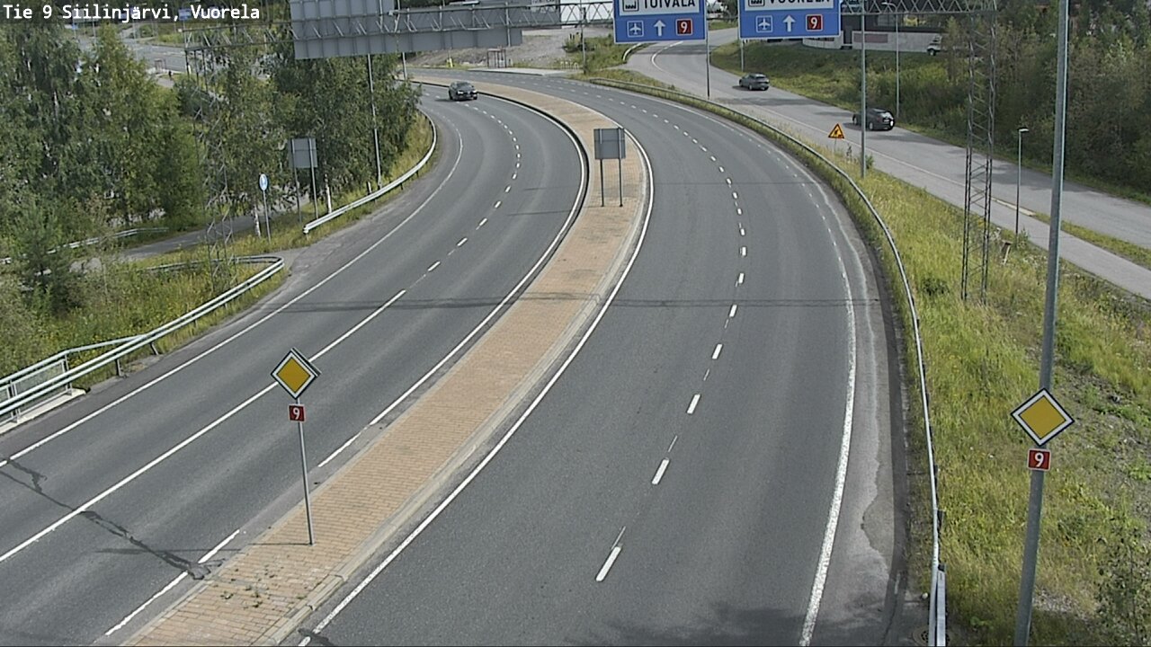 Weather Camera Image Väg 9 Siilinjärvi, Vuorela, Siilinjärvi, Pohjois-Savo