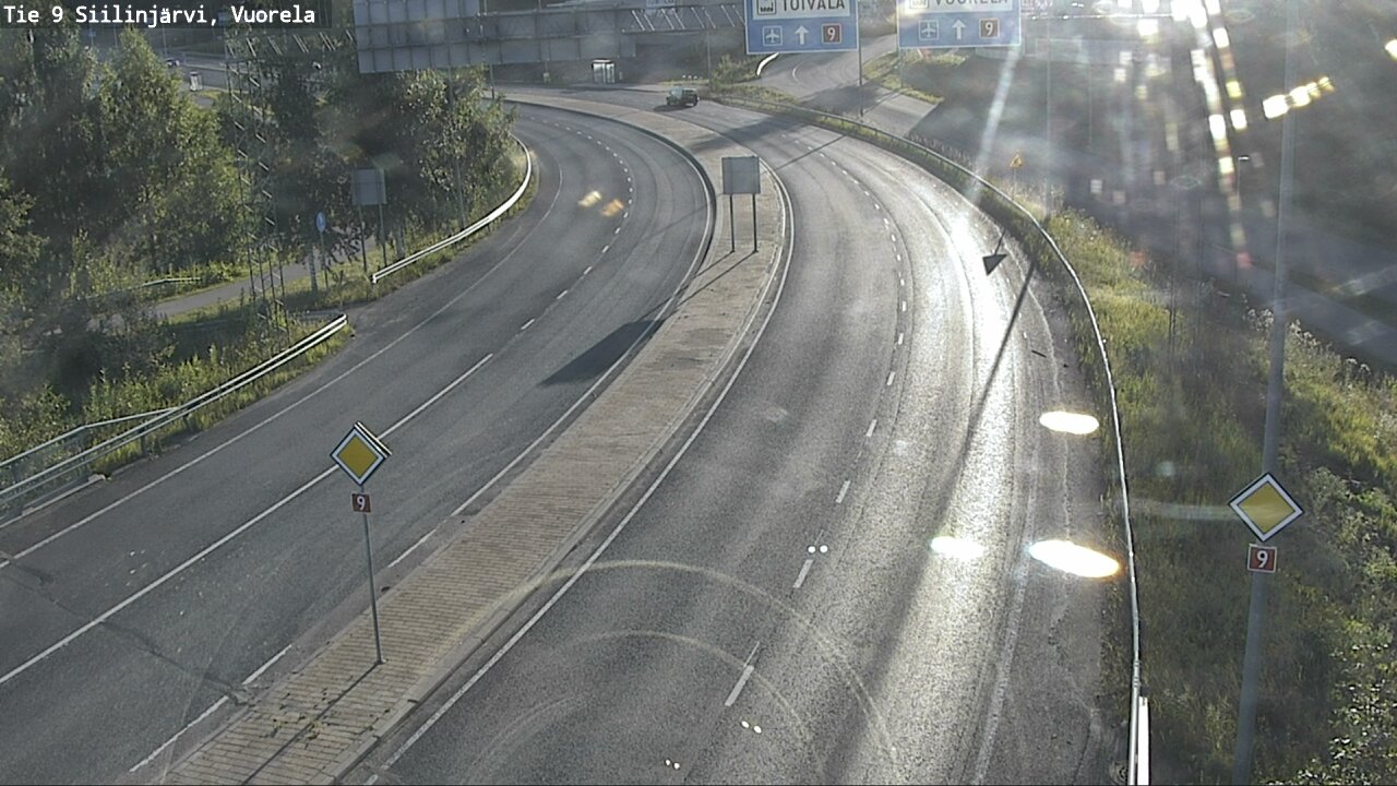 Weather Camera Image Väg 9 Siilinjärvi, Vuorela, Siilinjärvi, Pohjois-Savo