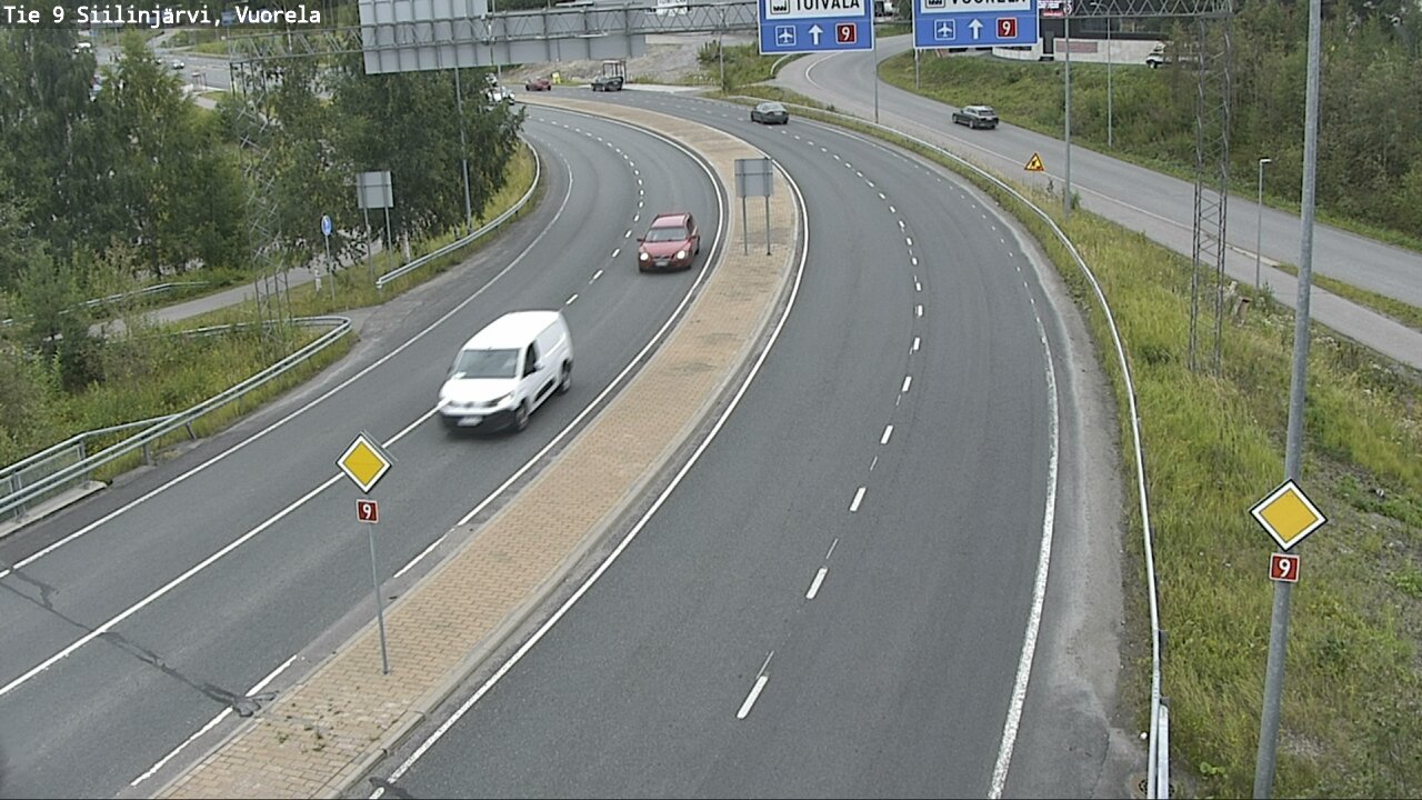 Weather Camera Image Road 9 Siilinjärvi, Vuorela, Siilinjärvi, Pohjois-Savo