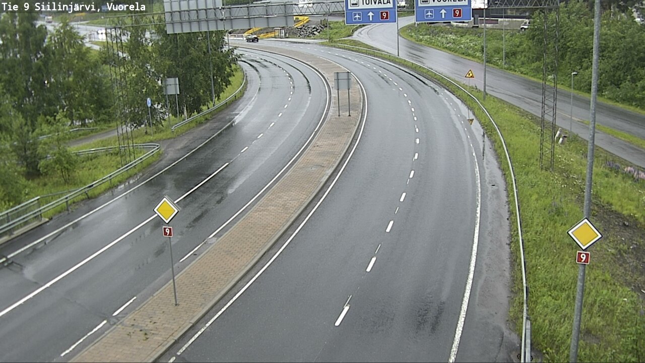 Weather Camera Image Road 9 Siilinjärvi, Vuorela, Siilinjärvi, Pohjois-Savo
