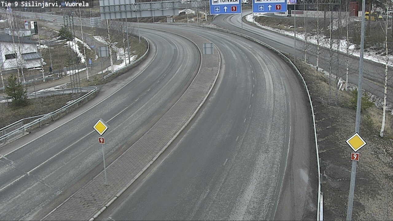 Weather Camera Image Road 9 Siilinjärvi, Vuorela, Siilinjärvi, Pohjois-Savo